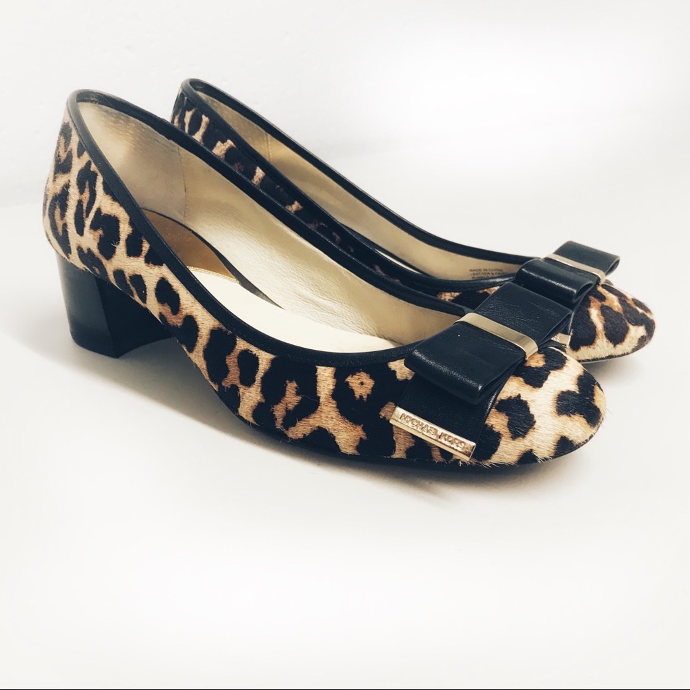 Michael Kors sz 8.5 Kiera Haircalf Printed Pump